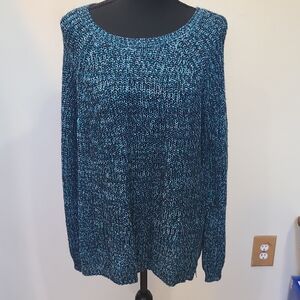 Faded Glory Blue Crew Neck Sweater